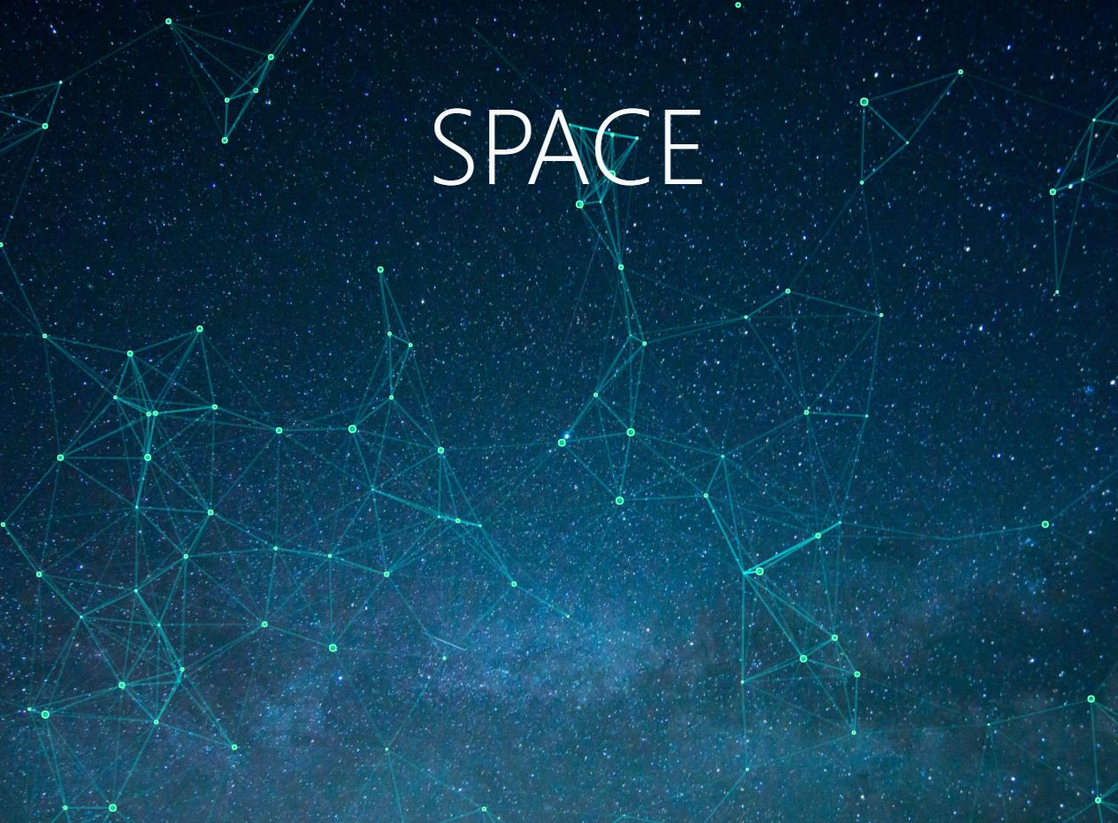 space particles theme image